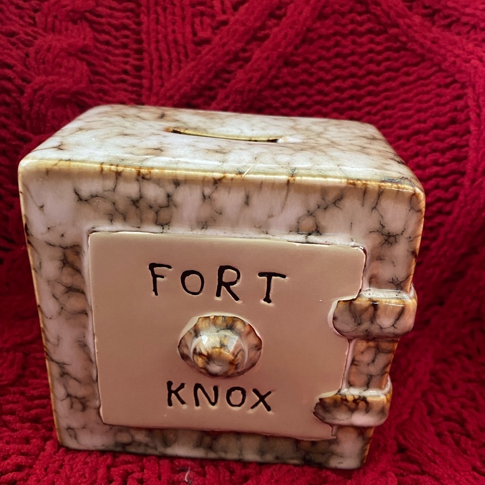 Fort Knox coin bank